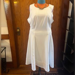White House|Black Market - White Dress, NWT. Can style up or down
